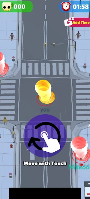 Fire Tornado Hole Screenshot 0