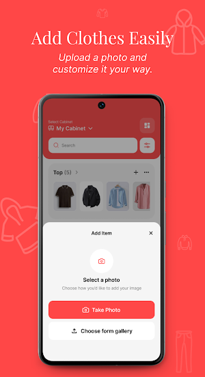 Outfit Planner digital Closeta Screenshot 3