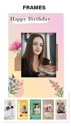 Happy Birthday Photo Frame Screenshot 3