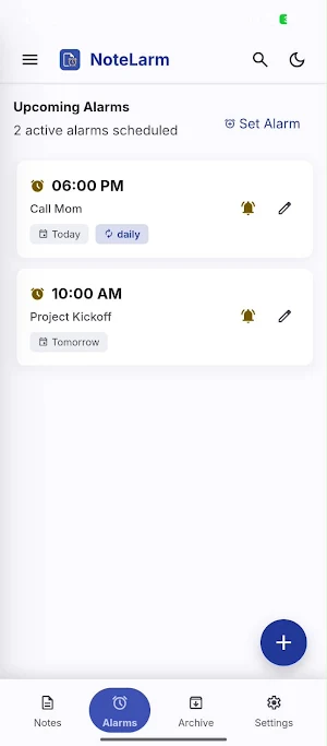 NoteLarm - Smart Notepad Screenshot 2