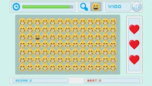 Find the different Emoji Screenshot 1