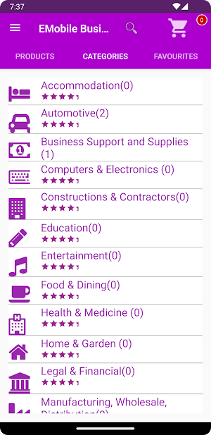 EMobile Business App Screenshot 3