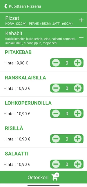 Kupittaan Pizzeria Screenshot 1