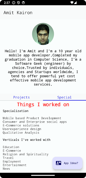 Dev Portfolio Screenshot 3