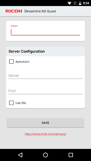 RICOH Streamline NX for Guest Screenshot 0