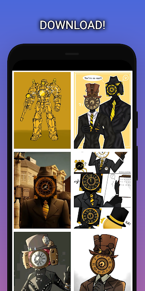 Titan Clockman Wallpapers HD Screenshot 1