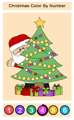 Christmas Color By Number Screenshot 2