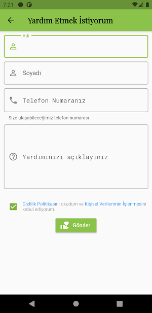Önce İyilik Derneği - Yardım Screenshot 3