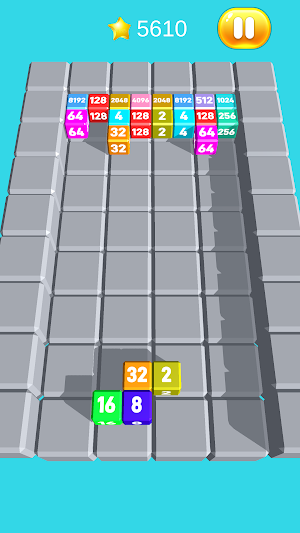 Chain Cube Merge: Tetris 2048 Screenshot 0