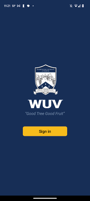 WUV Faculty ID Screenshot 0