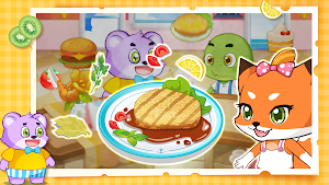 Magic Cooking Hamburger Game Screenshot 1