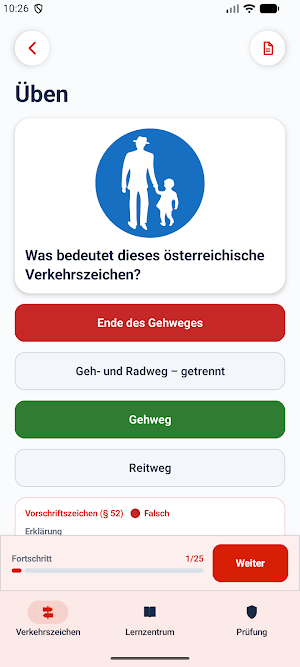 Verkehrszeichen Österreich Screenshot 3