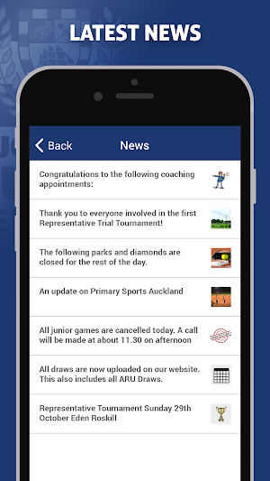 Auckland Rugby Referees Association Screenshot 1