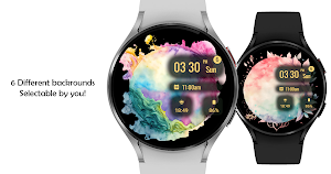 Abstract Paint Watch Face Screenshot 2