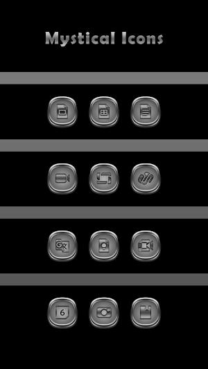 Mystical Silver Icons Screenshot 1