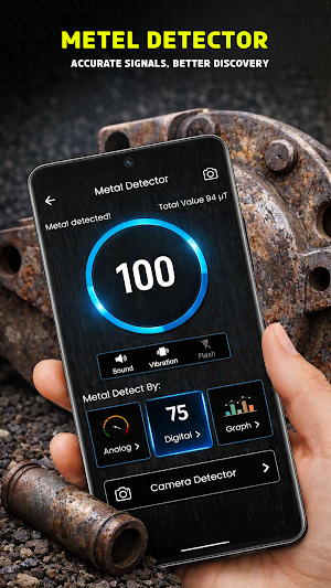 Metal Detector app Screenshot 2