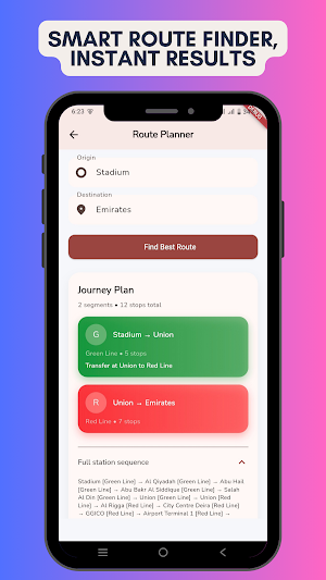 Dubai Metro Guide — Offline Screenshot 2