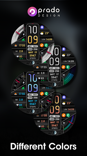PRADO 60 Digital Watch Face Screenshot 3