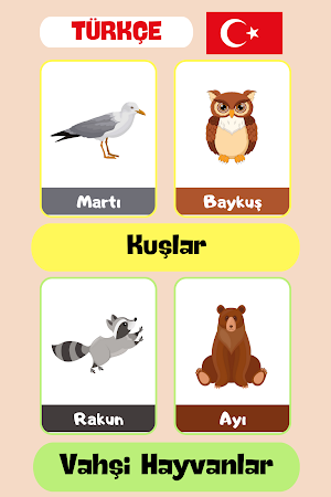 Hayvanlar Bilgi Kartları Screenshot 1