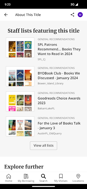 Mississauga Library Screenshot 1