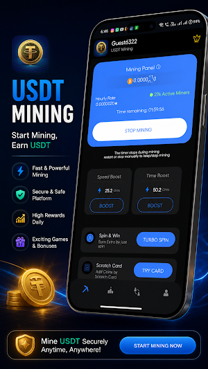 USDT Cloud Mining Screenshot 0