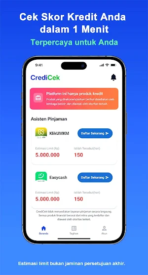 CrediCek – Cek Skor & Limit Screenshot 0