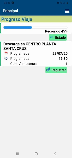 Despacho Interplanta Screenshot 1