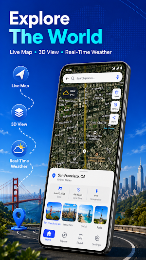 GPS Maps: Navigation & Routes Screenshot 1