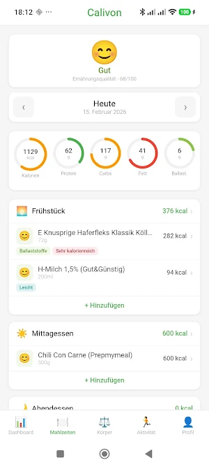Calivon – Kalorien Tracker Screenshot 0