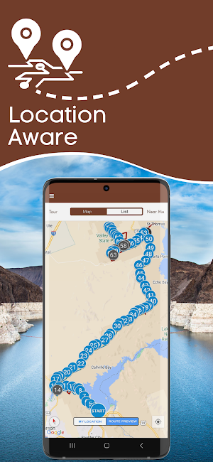 Lake Mead Self-Guided GPS Tour Screenshot 1