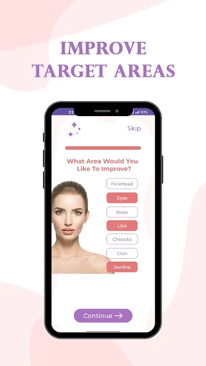 Jawline Exercise, Face Workout Screenshot 3