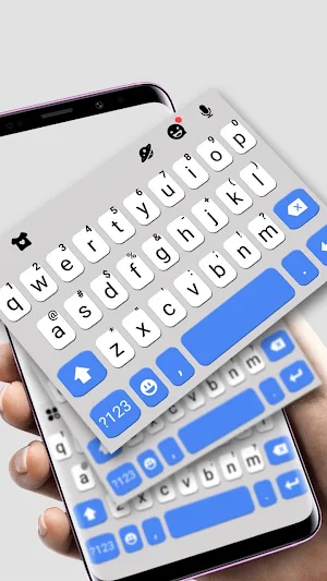 Blue Business Keyboard Theme Screenshot 0