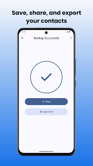 Contacts Backup & Restore Screenshot 2