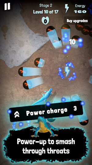 Electric Blue: Gecko dash! Screenshot 2