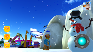 Cat Theme & Fun Ice Park Gold Screenshot 0