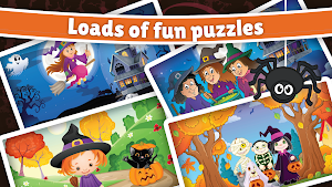 Halloween Puzzle for kids & toddlers 🎃 Screenshot 3