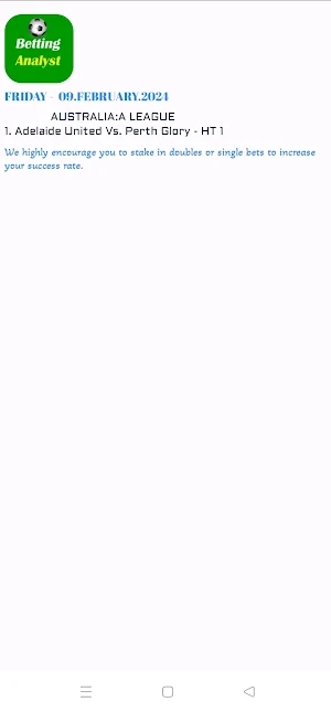 Betting Analyst - Odds Daily! Screenshot 3