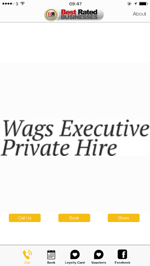 Wags Executive Private Hire Screenshot 0
