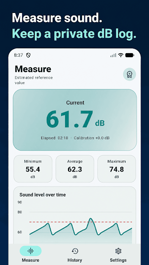 Noise Diary & dB Meter Screenshot 0