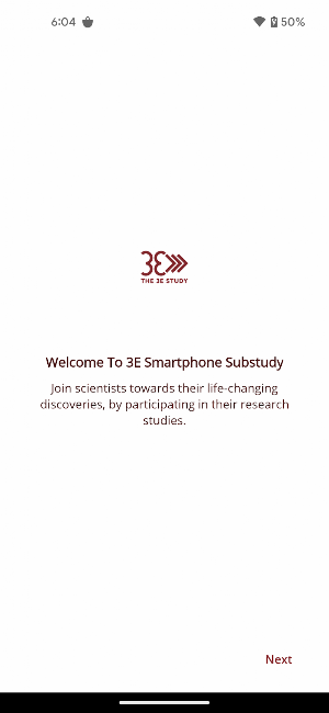 3E Smartphone Substudy Screenshot 1