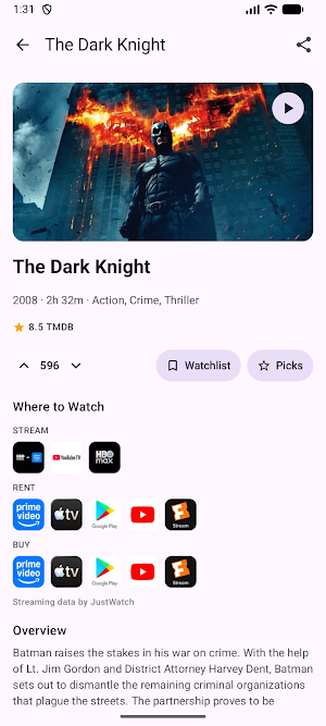Film Streams Screenshot 1