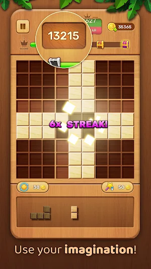 Wood Block -Sudoku Puzzle Game Screenshot 1