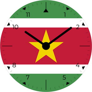 Suriname Analog Watch Face Screenshot 3