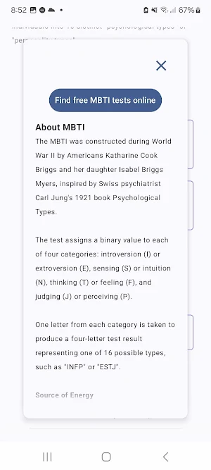 MBTI Personality Cat WatchFace Screenshot 1
