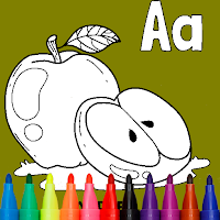 Tropical Fruits Coloring Book
