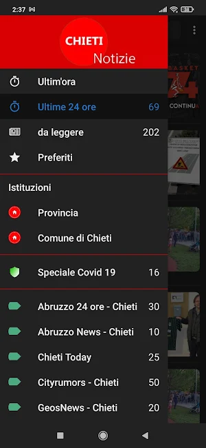 Chieti notizie Screenshot 0
