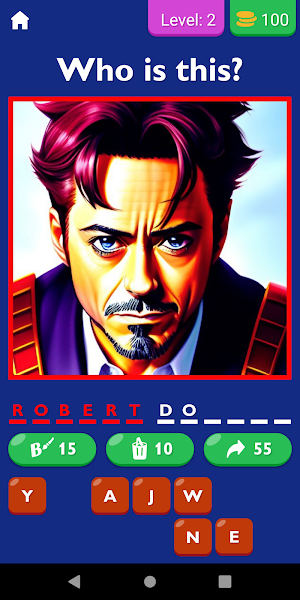Guess Hollywood Actor Anime Screenshot 2