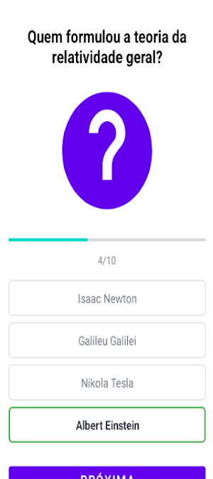 Quiz: perguntas e respostas Screenshot 3