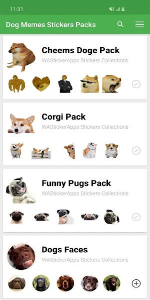 Funny Dog memes stickers WAStickerApps Screenshot 2