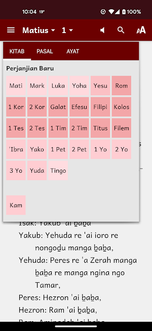 Sahu Bible Screenshot 2